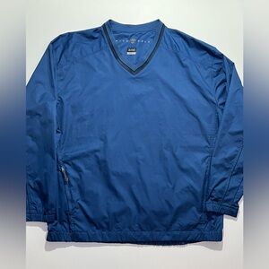 Nike Golf Pullover Windbreaker Clima-Fit, Men’s XXL, Blue